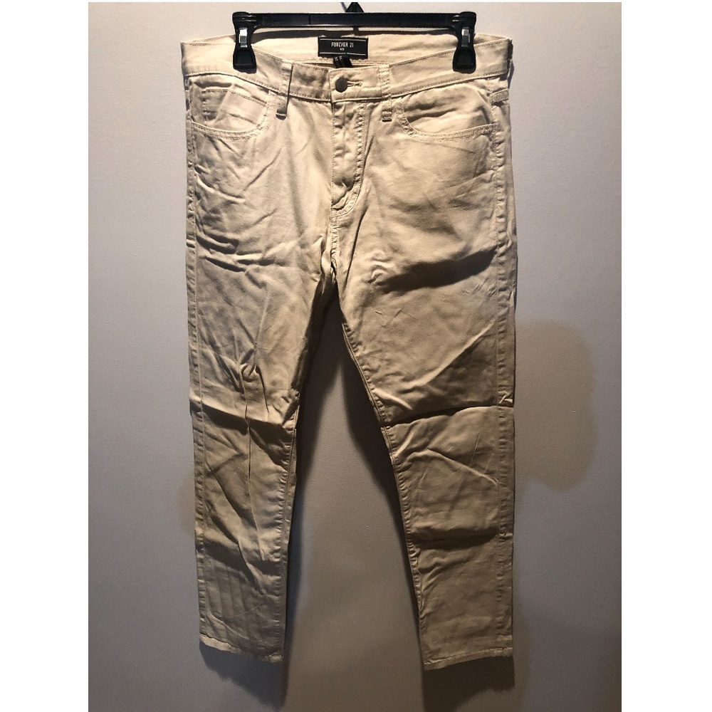 Cream Pants Men Size 32